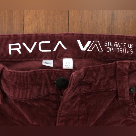 rvca corduroy pants - Picture 2 of 5